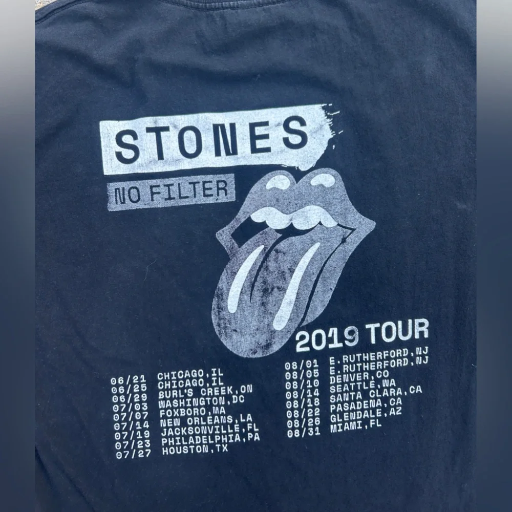 Rolling Stones T-Shirt Heavyweight 100% Cotton Men Size Large Made in Mexico - Picture 7 of 9